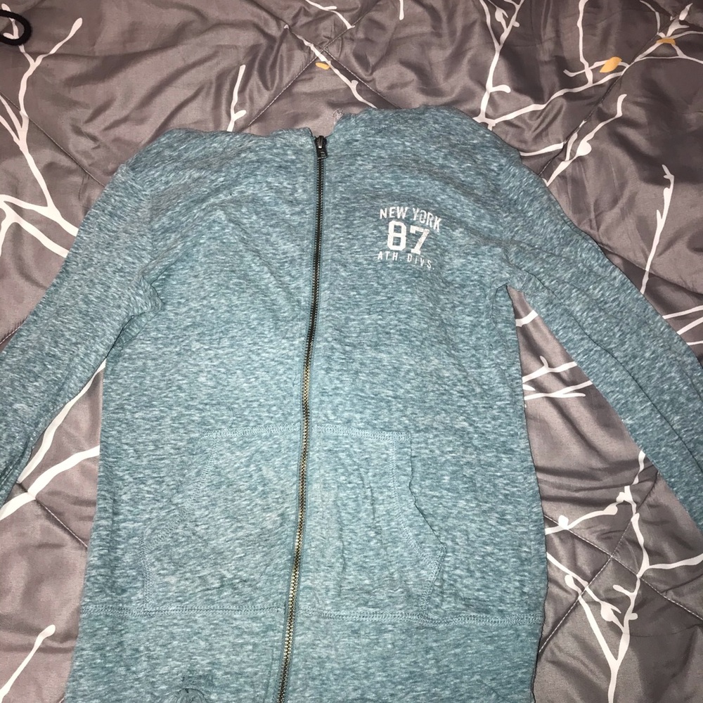 blue aeropostale zip up